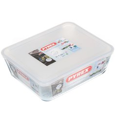 Форма для запекания 22х27х9 см 4 л прямоугольная с крышкой Pyrex Cook Freez 244Р000