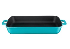 Форма для запекания LAVA 26х40 см, 4,8 л, чугун, бирюзовая