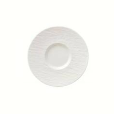 Блюдце 15,4 см White Manufacture Rock Blanc Виллерой Бош Villeroy & Boch