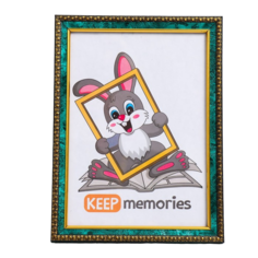 Фоторамка пластик 15х21 см малахит (985) Keep Memories