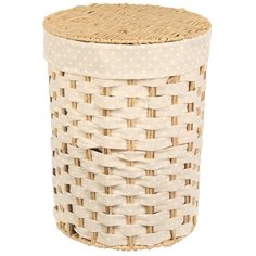 Корзина для белья, 33х42х28 см, плетеная, бумага, Y6-6541 No Brand