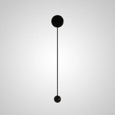 Бра Pin Wall Light B Black от ImperiumLoft
