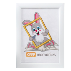 Фоторамка пластик 21х30 см 1081 белый Keep Memories