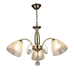 Люстра LVKsvet N 4024/3 AB D55H37-59 3xЕ27x60W