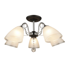 Люстра LVKsvet N 4130/5 BK+CR D62H33 5xЕ27x60W