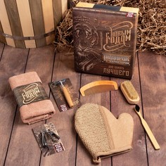 Набор подарочный "С Новым годом" полотенце и аксессуары (7 предметов) Этель