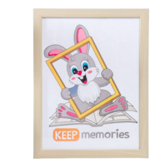 Фоторамка пластик 30х40 см 1023 молочный дуб Keep Memories