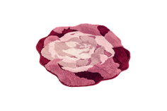 Мягкий коврик Fleur для ванной комнаты 70х70 см., цвет розовый Moroshka