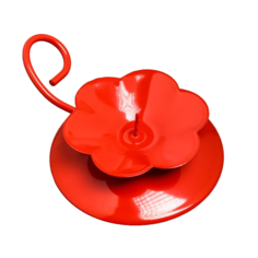 Подсвечник металл на 1 свечу Цветок Н, 3,5х9 см, красный Омский Свечной