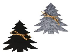 Новогодний чехол-елочка для столовых приборов ФИХТЕ, фетр, разные цвета Koopman International