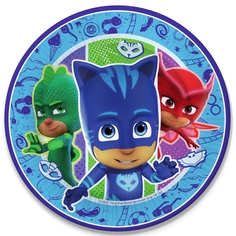 Набор одноразовых тарелок ND Play Герои в масках диаметр 180мм 6шт. PJ Masks