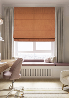 Римская штора Plain Lux цепочный механизм цвет латунь 60x160 см Эскар