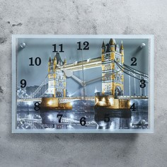 Часы настенные, серия: Город, Тауэрский Мост, 25х35 см, микс Сюжет