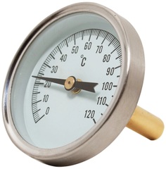 Термометр специальный ТБ-63 биметаллический с погружной гильзой Термал
