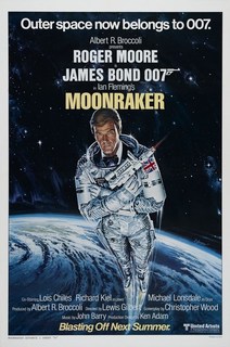 Постер к фильму "Джеймс Бонд 11 - Лунный гонщик" (Moonraker) 50x70 см No Brand