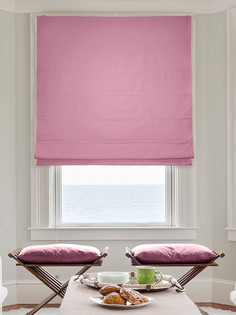 Римская штора Hosta цвет ягодный цепочный механизм 120x160 см Эскар