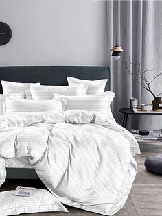 Пододеяльник Simple House White stripe 2-спальный 175х215 см