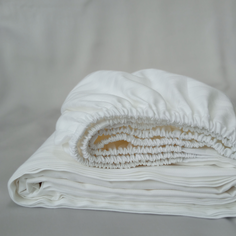 Простыня на резинке 120х200х30 AstetHome страйп 100% хлопок.