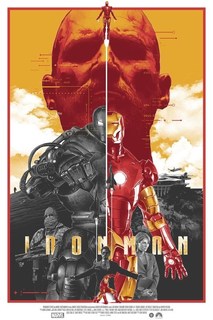 Постер к фильму "Железный человек" (Iron Man) A4 No Brand
