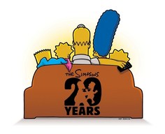Постер к мультфильму "Симпсоны" (The Simpsons) 50x70 см No Brand