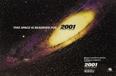 Постер к фильму "2001 год: Космическая одиссея" (2001 A Space Odyssey) Оригинальный 76,2x5 No Brand