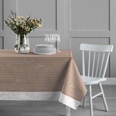 Скатерть рогожка 145х180 Унисон Love