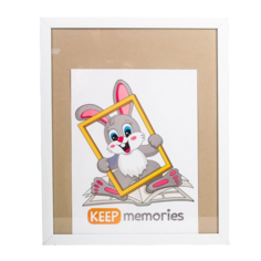 Фоторамка пластик 40х50 см 1081 белый Keep Memories