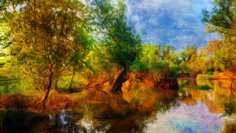 Картина на холсте 60x110 LinxOne "Природа, пейзаж, натура, флора