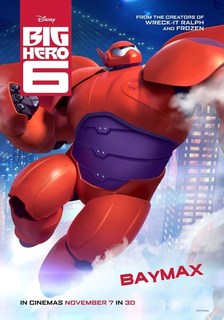 Постер к мультфильму "Город героев" (Big Hero 6) A3 No Brand