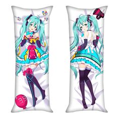 Наволочка дакимакура 150X50 см с Мику Хацунэ Miku Hatsune Plush Story
