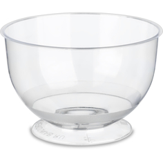 Креманка круглая PS на ножке, 200мл, прозрачная, арт.1005 (192шт/кор) Аэроснаб