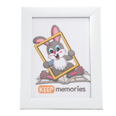 Фоторамка пластик 15х21 см 1081 белый Keep Memories