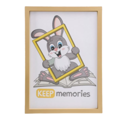 Фоторамка пластик L-3 21х30 см бежевый (пластиковый экран) Keep Memories