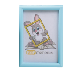 Фоторамка пластик L-4 10х15 см, голубой Keep Memories