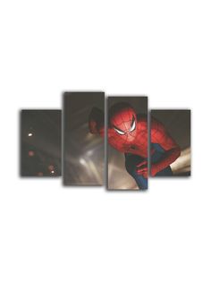 Картины Красотища Модульная картина Бегущий Человек паук 140х80