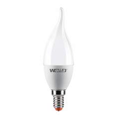 Лампа светодиодная WOLTA, E14, 7,5W, 6500K, "Свеча на ветру", арт. 681454 - (10 шт.)