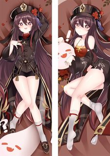 Наволочка декоративная для дакимакуры с Ху Тао 100520221 Plush Story