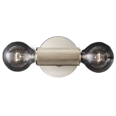 Бра ImperiumLoft RH Utilitaire Inline Sconce Silver