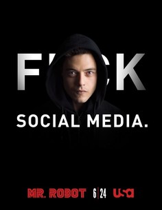 Постер к сериалу "Мистер Робот" (Mr. Robot) A4 No Brand