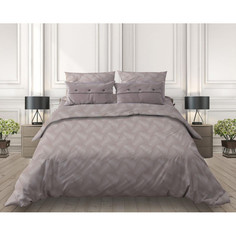 Простынь Ивановотекстиль 180х220 см поплин Иллюзия бежевый