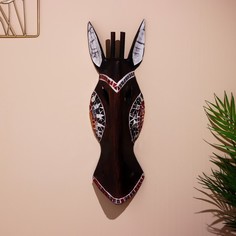 Маска Зебра албезия 50 см No Brand