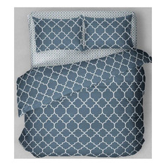 Простынь 1.5 сп. 150х220 см поплин Калейдоскоп компаньон Ивановотекстиль