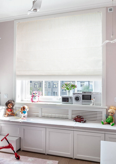 Римская штора Velia цепочный механизм цвет крем 60x160 см Эскар