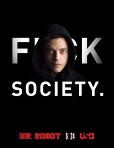 Постер к сериалу "Мистер Робот" (Mr. Robot) A4 No Brand