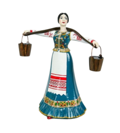 Фигурка декоративная, Вернисаж истории, Казачка средняя ПС, ЦВЕТ Vernissge of History