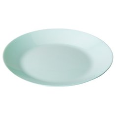 Тарелка обеденная керамика 25 см круглая Lillie Turquoise Luminarc Q6432 бирюза
