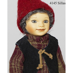 Birgitte Frigast Кукла фарфоровая Birgitte Frigast Sillas, 10 см 10 см