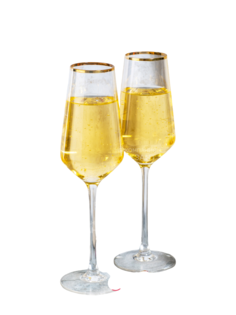 Набор фужеров для шампанского ULTIME BORD OR 4шт 230мл Cristal Darques