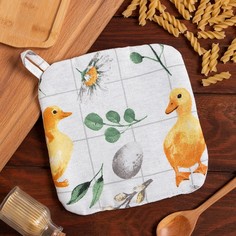 Прихватка Доляна Duckling 19х19 см, 100% хл, ватин 250 г/м2