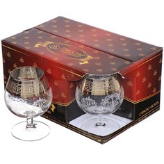Бокал для бренди 250 мл 6 шт Glasstar Барокко GN1_1740_3